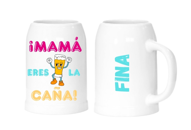 MP2- JARRA CERVEZA PORCELANA - Imagen 2