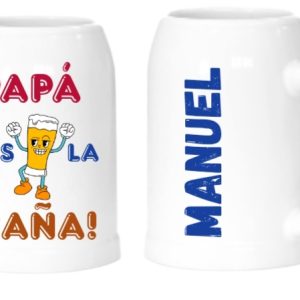 MP2- JARRA CERVEZA PORCELANA