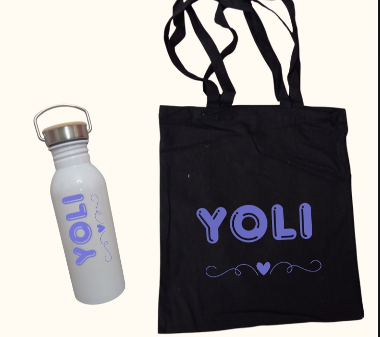 L8- LOTE TOTE BAG Y BIDÓN - Imagen 2