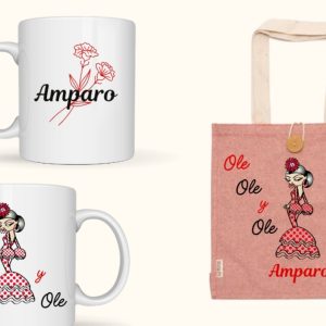 L4- LOTE FLAMENCA CON TAZA