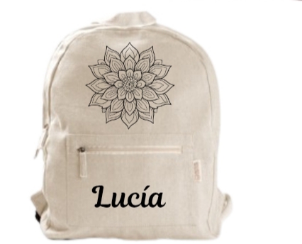 M9- MOCHILA ALGODÓN LUCÍA