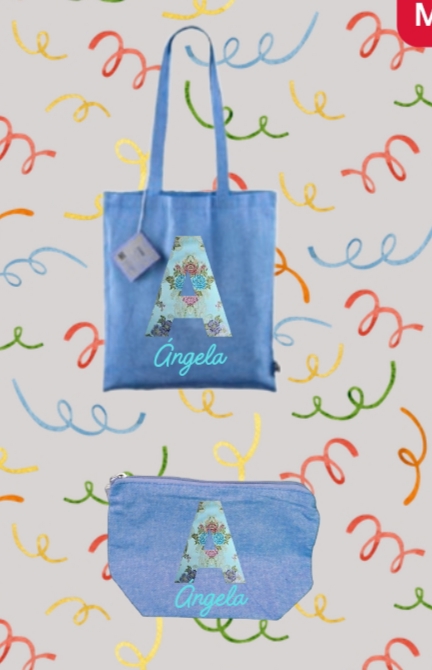 L 10- LOTE FALLERO TOTE Y NECESER - Imagen 2