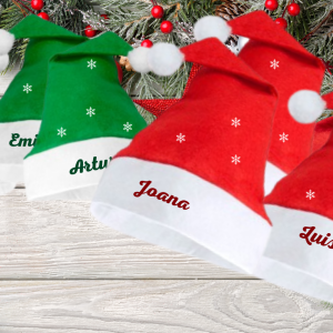 X2- GORROS NAVIDEÑOS PERSONALIZADOS