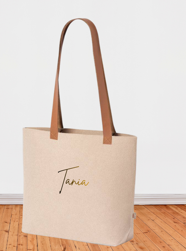 M2-BOLSO FIELTRO MARRÓN - Imagen 5