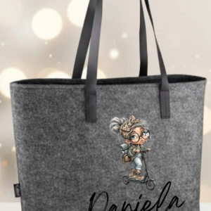 M6- BOLSO FIELTRO GRIS