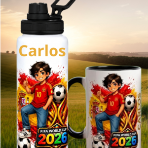 TB 17 BOTELLA Y TAZA MUNDIAL