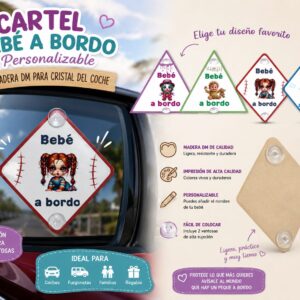 B 12 CARTEL BEBÉ A BORDO