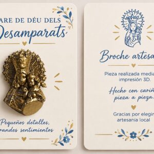 V 7 BROCHE MARE DE DÈU DELS DESAMPARATS