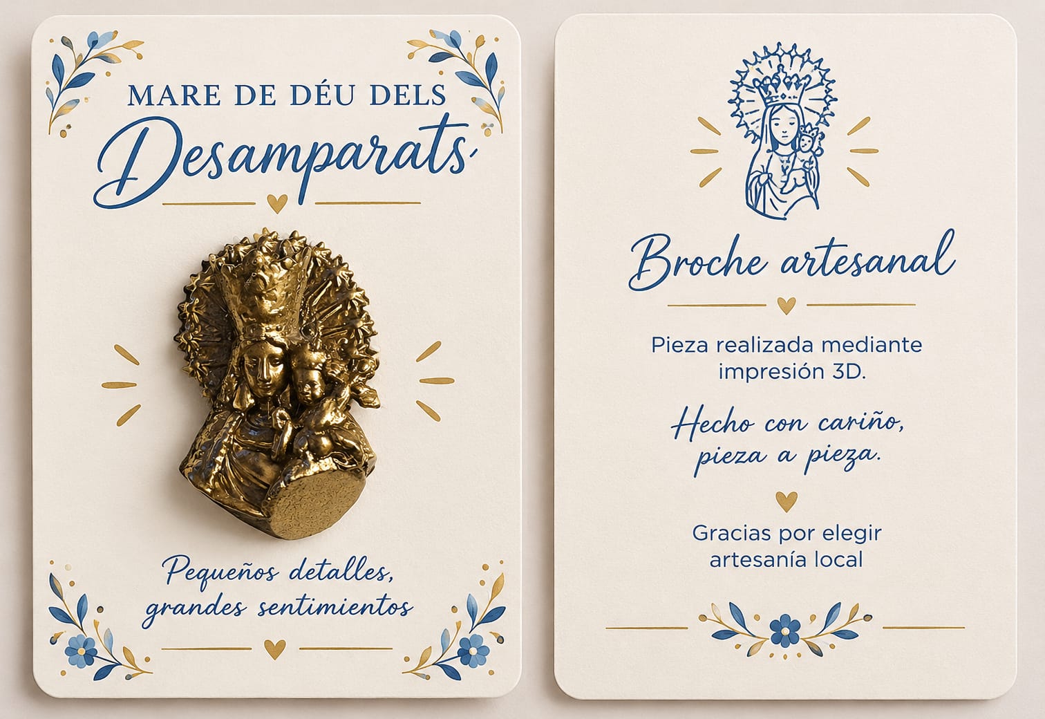 V 7 BROCHE MARE DE DÈU DELS DESAMPARATS